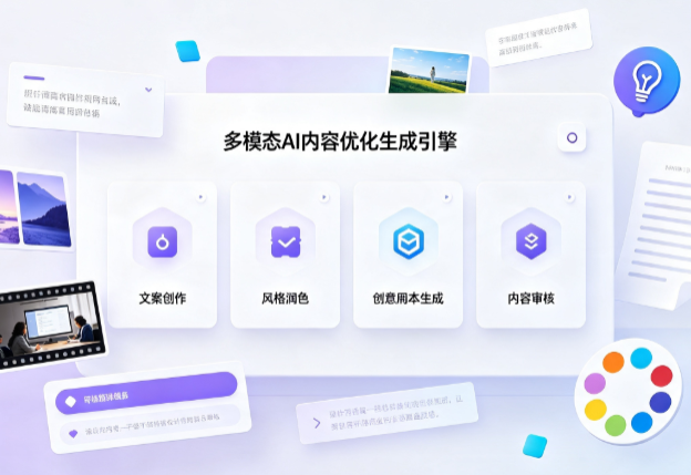 顺河回族区AI智能内容优化创新 多模态生成技术丰富数字内容创作生态